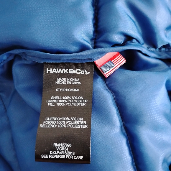 Hawke & Co Men's Dark Blue Puffer Jacket - Picture 10 of 11